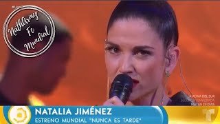 Nunca es tarde. Natalia Jiménez